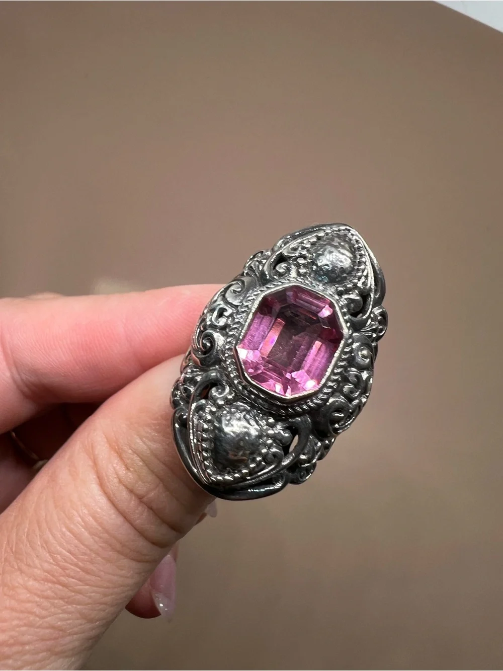 SARDA FAITH OVER FEAR RING III™ IN RIGHT WAVE™ MYSTIC QUARTZ